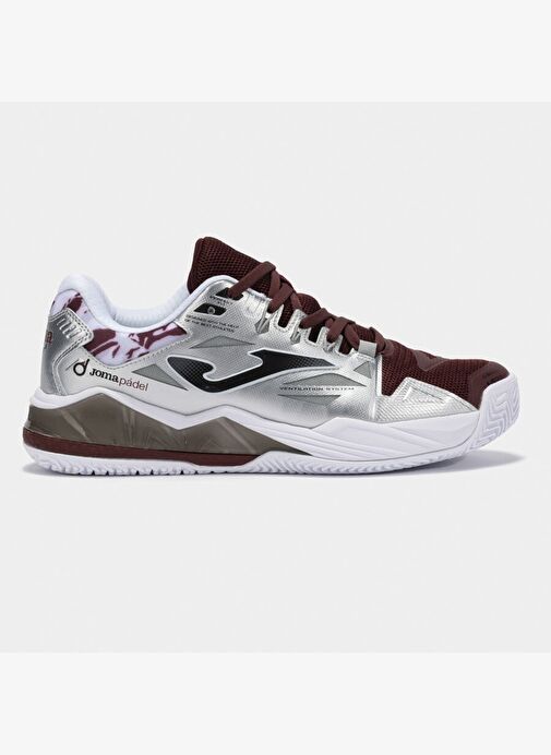 Joma Joma Gri Çok Renkli SPIN 2512 Erkek Gri Bordo Tenis/Padel Ayakkabısı Tenis Ayakkabıları | Boyner Gri Çok Renkli - 2. görsel