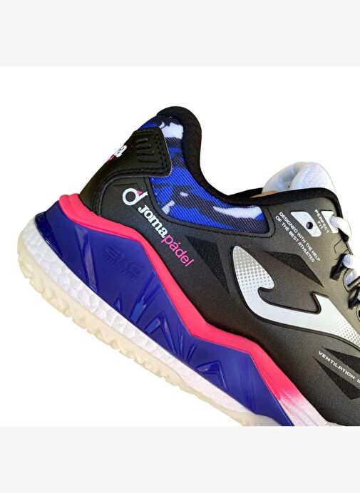 Joma Spin 2531 Erkek Siyah Mavi Padel Ayakkabı - Görsel 3