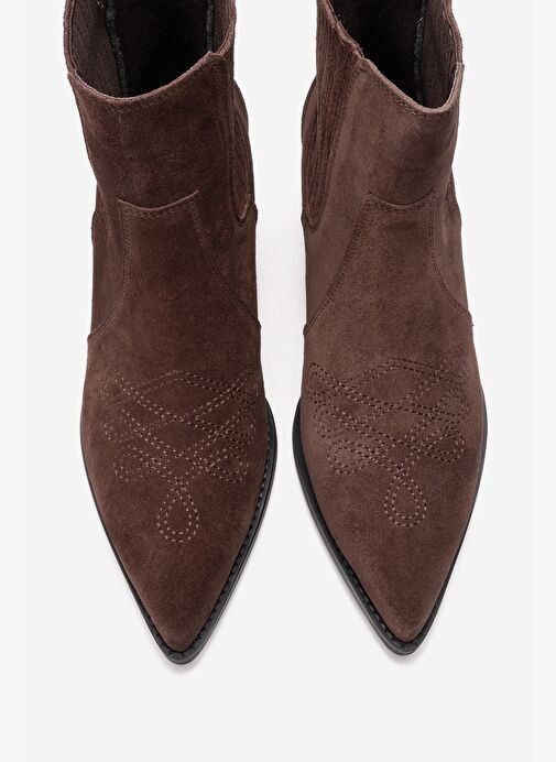 Luvi Shoes Luvi Shoes Belirsiz JULIETA Kahverengi Süet Hakiki Deri Kadın Western Bot Boyner'de! Belirsiz - 3. görsel