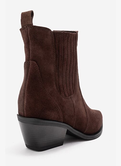 Luvi Shoes Luvi Shoes Belirsiz JULIETA Kahverengi Süet Hakiki Deri Kadın Western Bot Boyner'de! Belirsiz - 6. görsel