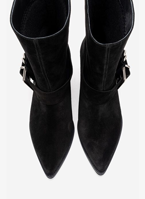 Luvi Shoes Luvi Shoes Belirsiz VELMOR Siyah Süet Hakiki Deri Tokalı Kadın Western Bot Boyner'de! Belirsiz - 3. görsel