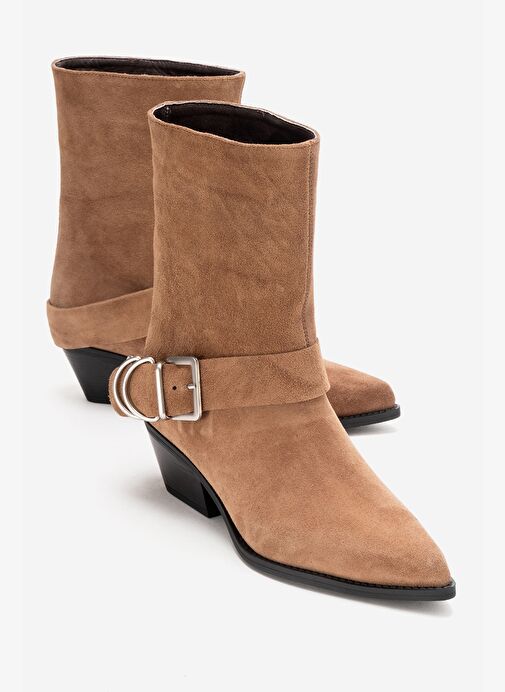 Luvi Shoes Luvi Shoes Belirsiz VELMOR Toprak Süet Hakiki Deri Tokalı Kadın Western Bot Boyner'de! Belirsiz - 2. görsel