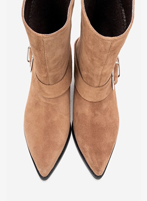 Luvi Shoes Luvi Shoes Belirsiz VELMOR Toprak Süet Hakiki Deri Tokalı Kadın Western Bot Boyner'de! Belirsiz - 3. görsel