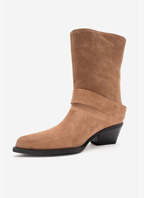 Luvi Shoes Luvi Shoes Belirsiz VELMOR Toprak Süet Hakiki Deri Tokalı Kadın Western Bot Boyner'de! Belirsiz - 9. görsel