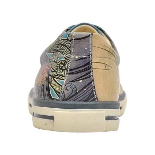 Kadın Vegan Deri Çok Renkli Sneakers - I Believe In Unicorns Tasarım - Görsel 7