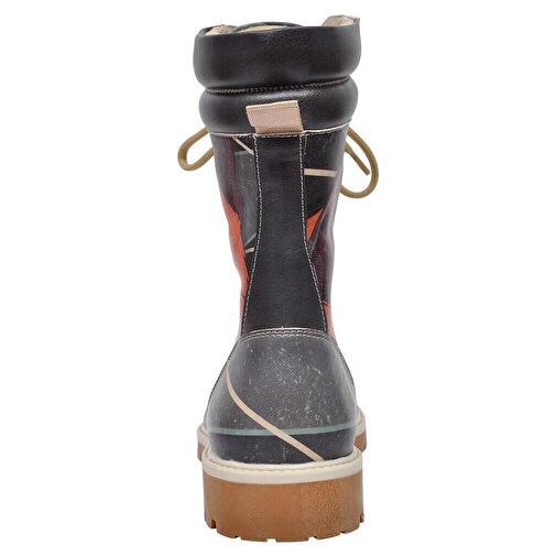 Kadın Vegan Deri Çok Renkli Uzun bot - Red Fox Tasarım - Görsel 8