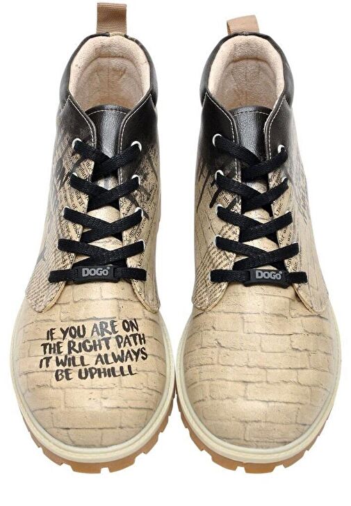 Erkek Vegan Deri Bej Bilekte Bot - The Right Path Tasarım - Görsel 5