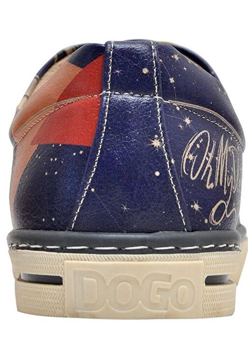 Kadın Vegan Deri Lacivert Sneakers - Oh My Deer Tasarım - Görsel 7