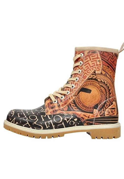 Kadın Vegan Deri Çok Renkli Uzun Bot - Gladiators Tasarım - Görsel 4