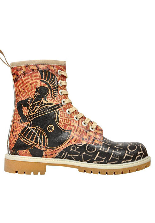 Kadın Vegan Deri Çok Renkli Uzun Bot - Gladiators Tasarım - Görsel 7