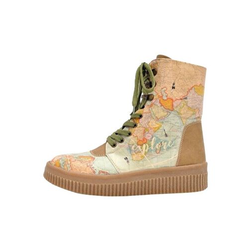 Kadın Vegan Deri Mavi Uzun Bot - Explore Tasarım - Görsel 8