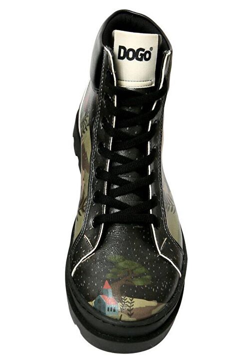 Kadın Vegan Deri Siyah Bot - Save the Bird Tasarım - Görsel 6