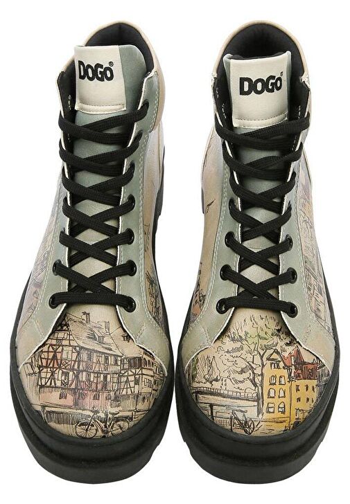 Kadın Vegan Deri Bej Bot - Take A Walk Tasarım - Görsel 4