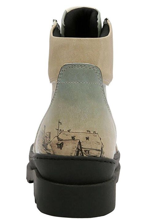 Kadın Vegan Deri Bej Bot - Take A Walk Tasarım - Görsel 7