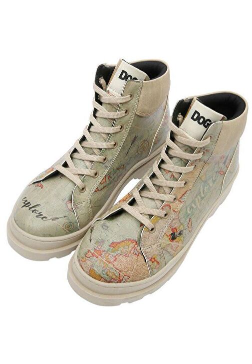 Kadın Vegan Deri Yeşil Bot - Explore Tasarım - Görsel 4