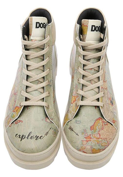 Kadın Vegan Deri Yeşil Bot - Explore Tasarım - Görsel 6