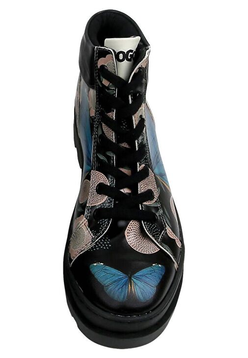 Kadın Vegan Deri Siyah Bot - Be the Change Tasarım - Görsel 7