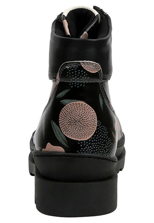 Kadın Vegan Deri Siyah Bot - Be the Change Tasarım - Görsel 8