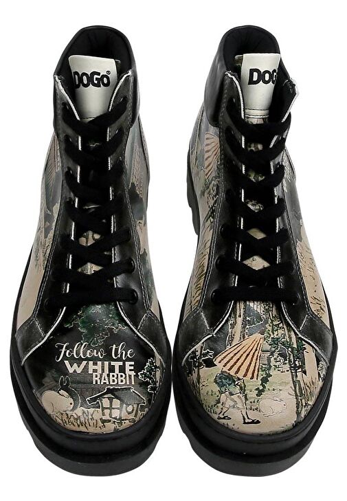 Kadın Vegan Deri Siyah Bot - White Rabbit Tasarım - Görsel 4