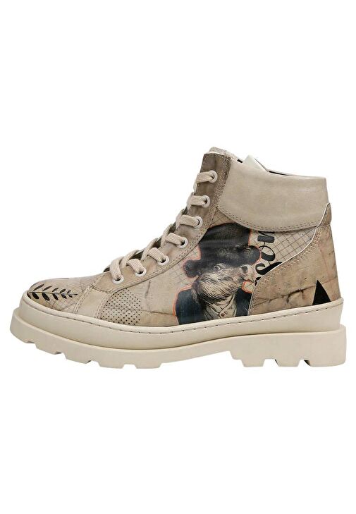 Kadın Vegan Deri Bej Bot - Awesome Tasarım - Görsel 2