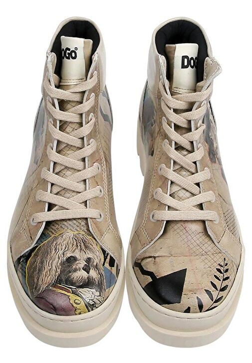 Kadın Vegan Deri Bej Bot - Awesome Tasarım - Görsel 4