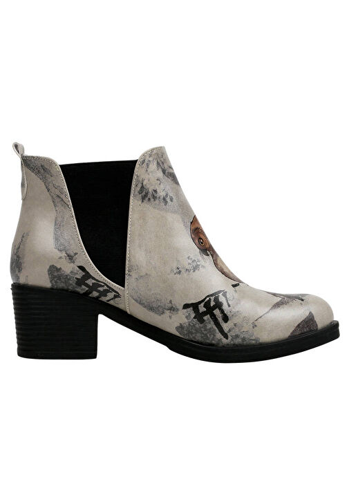 Kadın Vegan Deri Bej Bilekte Bot - Chatting on a Branch Tasarım - Görsel 5