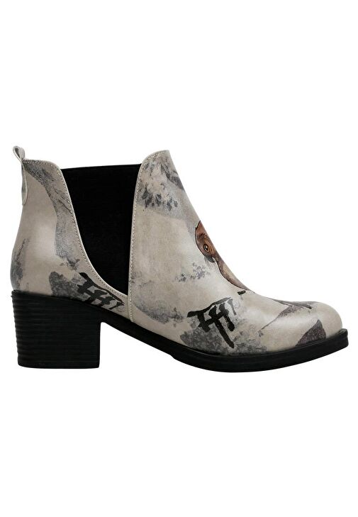 Kadın Vegan Deri Bej Bilekte Bot - Chatting on a Branch Tasarım - Görsel 8