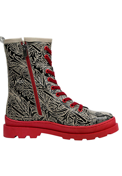 Kadın Vegan Deri Siyah Fermuarlı Uzun Bot - Good Boy Tasarım - Görsel 9