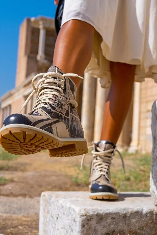 Kadın Vegan Deri Siyah Uzun Bot - Bad Boy Tasarım - Görsel 3