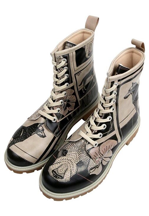 Kadın Vegan Deri Siyah Uzun Bot - Bad Boy Tasarım - Görsel 4