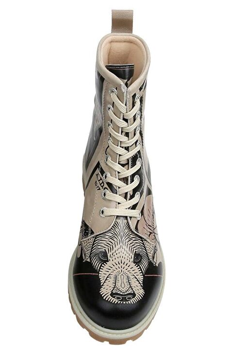 Kadın Vegan Deri Siyah Uzun Bot - Bad Boy Tasarım - Görsel 7