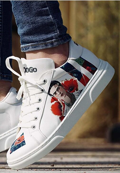 Kadın Vegan Deri Bej Bootie - Real life Tasarım - Görsel 2