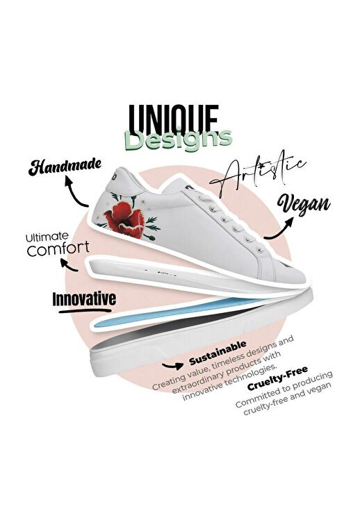 Kadın Vegan Deri Bej Bootie - Real life Tasarım - Görsel 5