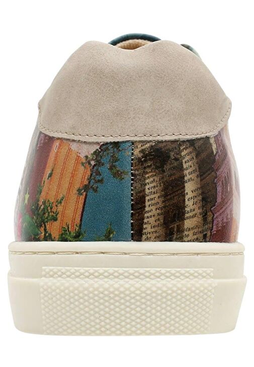 Erkek Vegan Deri Çok Renkli Slip On Sneakers - Game Over Princess Tasarım - Görsel 7