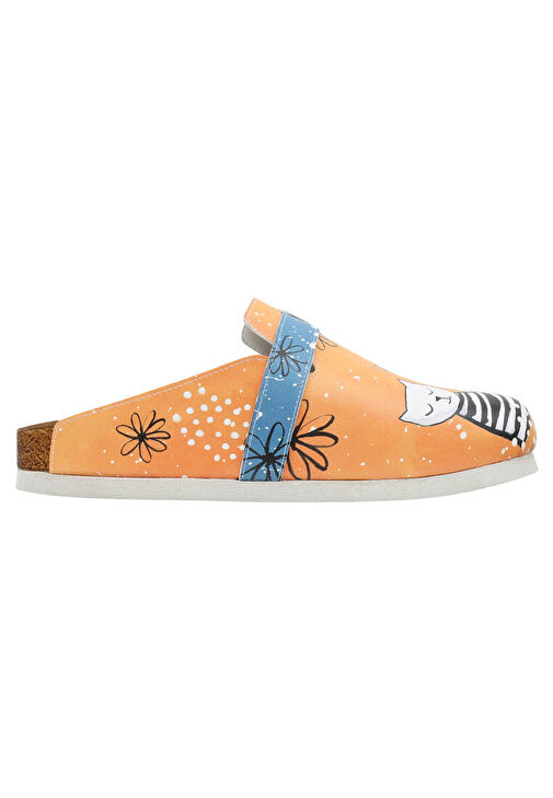 Dogo Dogo Renkli Kadın Vegan Deri Mavi Terlik - Family Portrait Tasarım Sandalet & Terlik | Boyner Renkli - 9. görsel