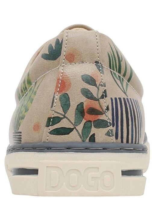 Kadın Vegan Deri Bej Sneakers - Plant Lady Tasarım - Görsel 8