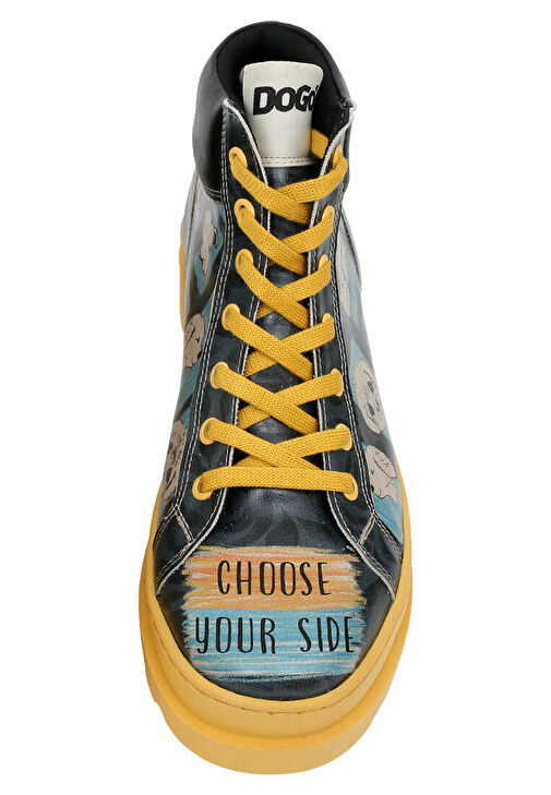 Kadın Vegan Deri Çok Renkli Bot - Choose Your Side Tasarım - Görsel 9