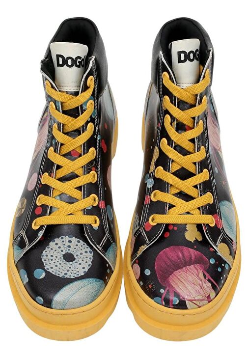 Kadın Vegan Deri Çok Renkli Bot - Jelly Stars Tasarım - Görsel 7