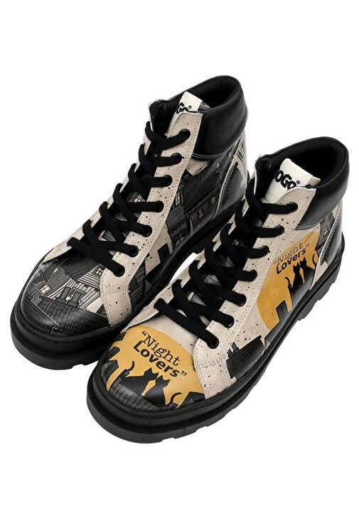 Kadın Vegan Deri Siyah Bot - Night Lovers Tasarım - Görsel 2