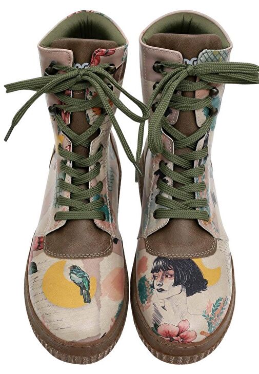 Kadın Vegan Deri Çok Renkli Uzun Bot - Sonnet From Life Tasarım - Görsel 5