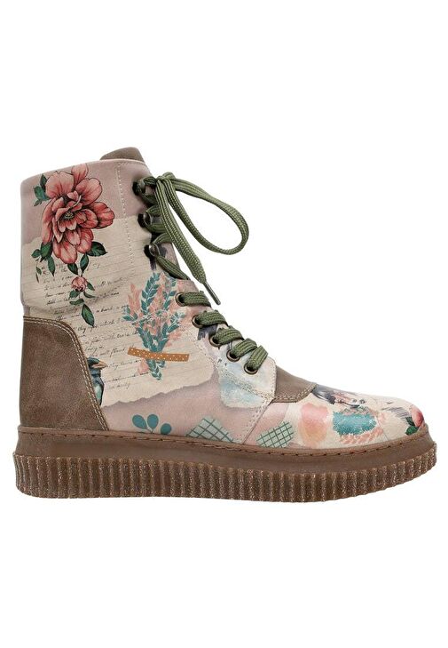 Kadın Vegan Deri Çok Renkli Uzun Bot - Sonnet From Life Tasarım - Görsel 3