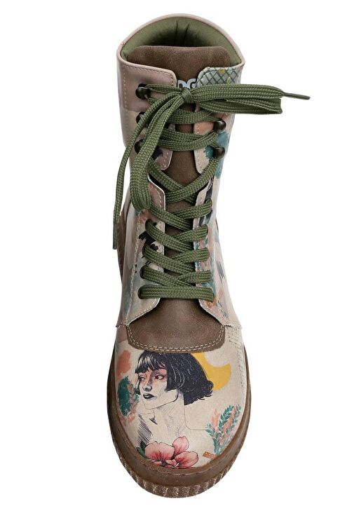 Kadın Vegan Deri Çok Renkli Uzun Bot - Sonnet From Life Tasarım - Görsel 6