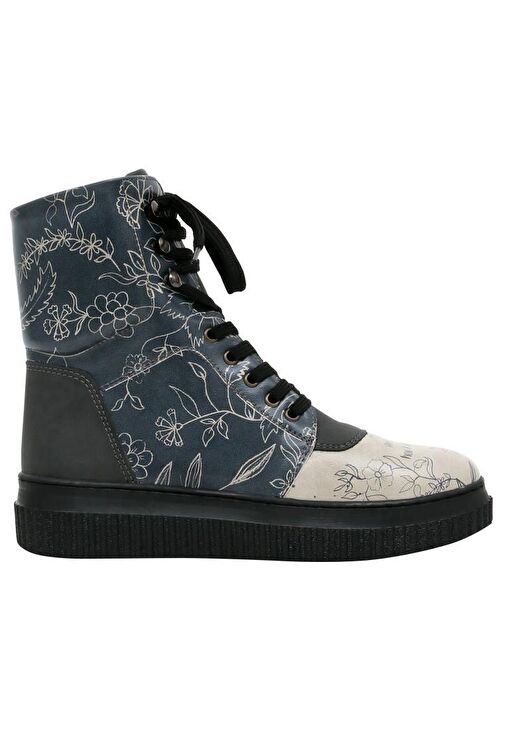 Kadın Vegan Deri Siyah Uzun Bot - And Wonders How It All Turns Out Tasarım - Görsel 6