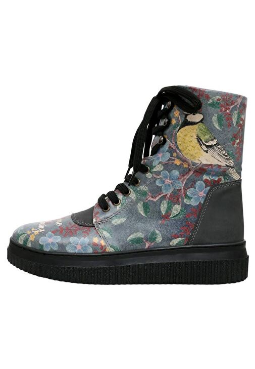 Kadın Vegan Deri Siyah Uzun Bot - Show me Some Loving Tasarım - Görsel 8