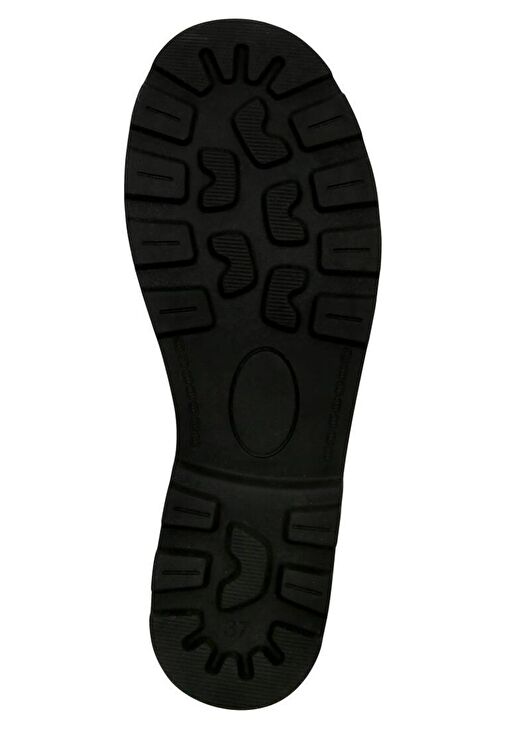 Kadın Vegan Deri Gri Fermuarlı Uzun Bot - Spooky Town Tasarım - Görsel 8