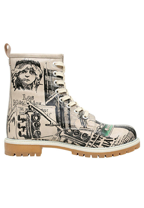 Kadın Vegan Deri Çok Renkli Uzun Bot - Broadway Tasarım - Görsel 7