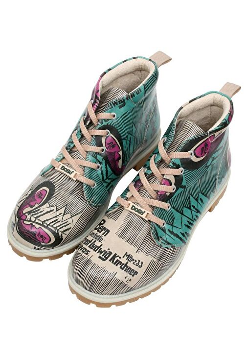 Erkek Vegan Deri Çok Renkli Bilekte Bot - Kunsthalle Tasarım - Görsel 4