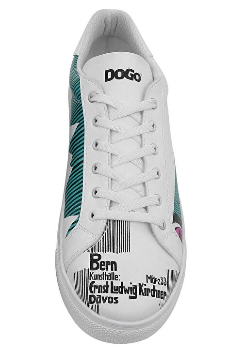 Erkek Vegan Deri Beyaz Sneakers - Kunsthalle Tasarım - Görsel 5