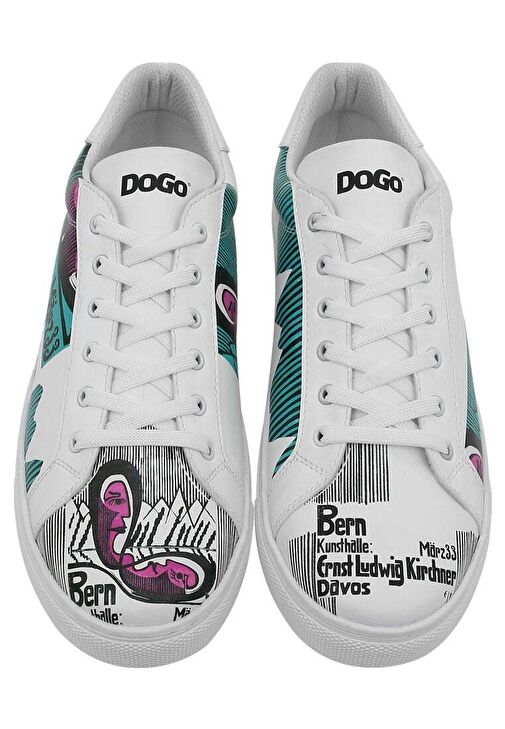 Erkek Vegan Deri Beyaz Sneakers - Kunsthalle Tasarım - Görsel 8