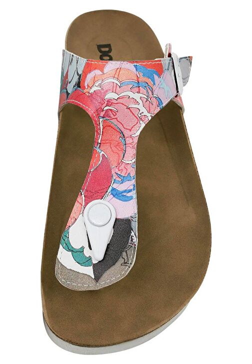 Kadın Vegan Deri Çok Renkli Terlik - Hello Tasarım - Görsel 7